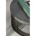 Konferenční stolek Strington 65 cm černý mramor