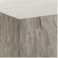 Konferenční stolek Dice 90 cm šedý mramor