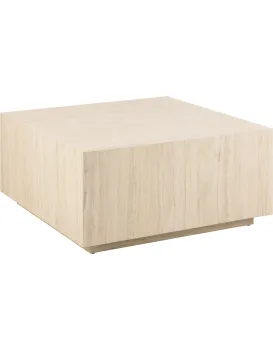 Konferenční stolek Dice 90 cm béžový kámen