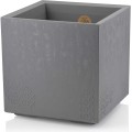 Květináč na kolečkách BETONIQUE 39x39,4 cm šedý beton