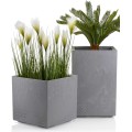Květináč na kolečkách BETONIQUE 39x39,4 cm šedý beton