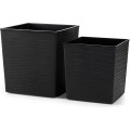 Květináč FLORE RIFLO 24,7x25,6 cm černý