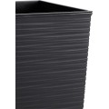 Květináč FLORE RIFLO 29,5x30,5 cm černý