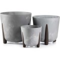 Květináč MOSS ECO 30x28,5 cm šedý beton