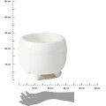 Květináč na nožičkách BOTANICA 30x23,8 cm krémový