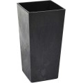Květináč PORTO 46x25 cm černý beton 
