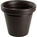 Plastový květináč Riflo 33,9x39 cm mokka