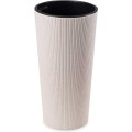Květináč URBANIKA ECO Wood 57x30 cm bílý