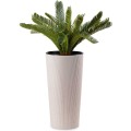 Květináč URBANIKA ECO Wood 57x30 cm bílý