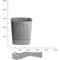 Květináč CUBI 30x33 cm šedý beton