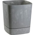 Květináč CUBI 30x33 cm šedý beton