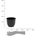 Květináč ZOE 14,3 cm černý 