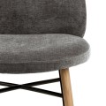 Čalouněná jídelní židle Sophia tmavě šedá