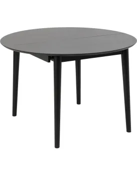 Jídelní rozkládací stůl Montreux 115/154 cm černý