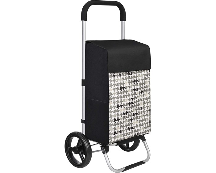 Nákupní vozík LETRE 40 l černý