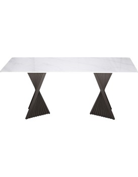Jídelní stůl Modig M17 180 cm grafit/mramor