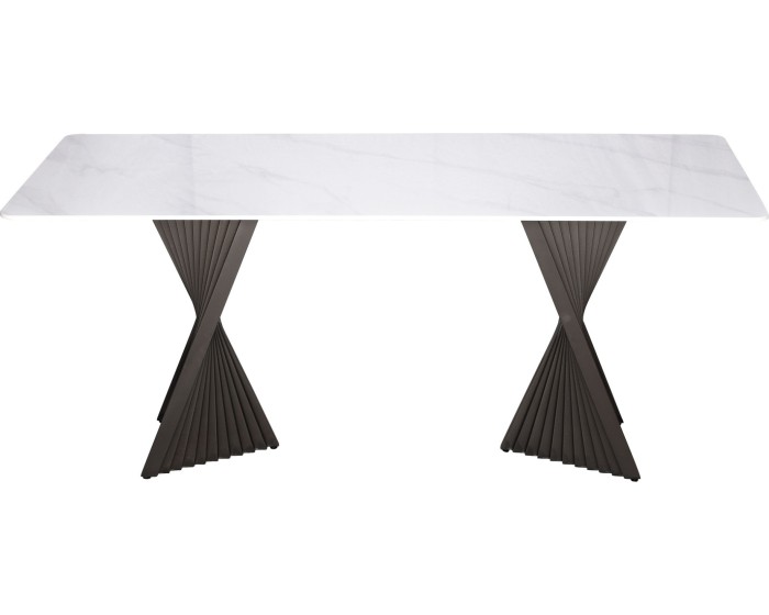 Jídelní stůl Modig M17 180 cm grafit/mramor