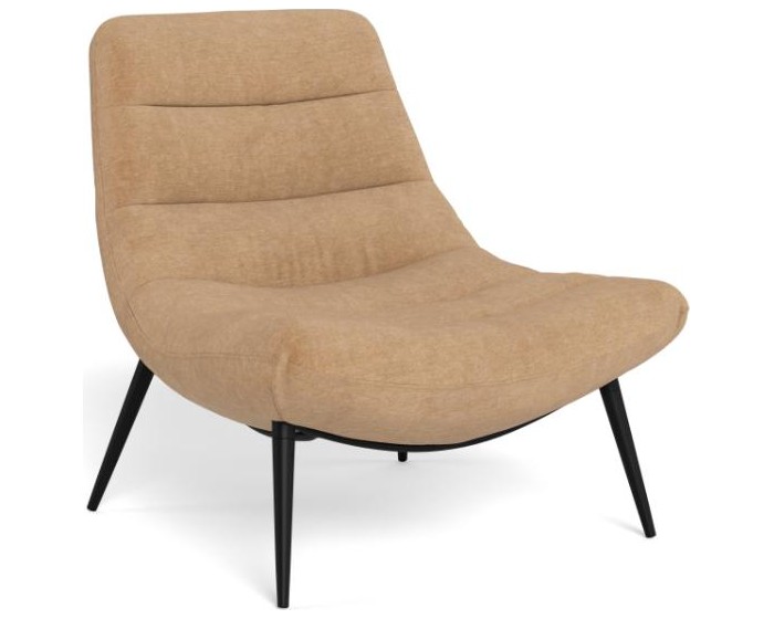 Lounge křeslo Milford světle hnědé