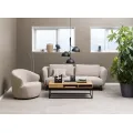 Otočné designové relaxační křeslo Westport béžové