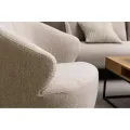 Otočné designové relaxační křeslo Westport béžové