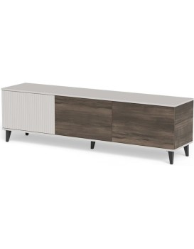 TV stolek Random 180 cm kašmír/ořech