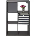 Regál Mixxit 6 B&Q 74 cm grafit
