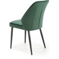 Designová židle Rickie tmavě zelená