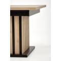 Jídelní rozkládací stůl Lamello 130/180 cm dub artisan/černý
