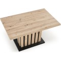 Jídelní rozkládací stůl Lamello 130/180 cm dub artisan/černý