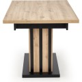 Jídelní rozkládací stůl Lamello 130/180 cm dub artisan/černý