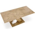 Jídelní rozkládací stůl XARELTO 130/175 cm dub lancelot/bílý