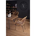 Rozkládací jídelní stůl Berlin 160/220 cm ořech/černý
