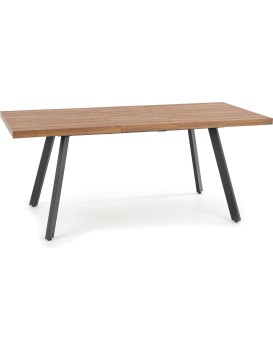 Rozkládací jídelní stůl Berlin 160/220 cm ořech/černý