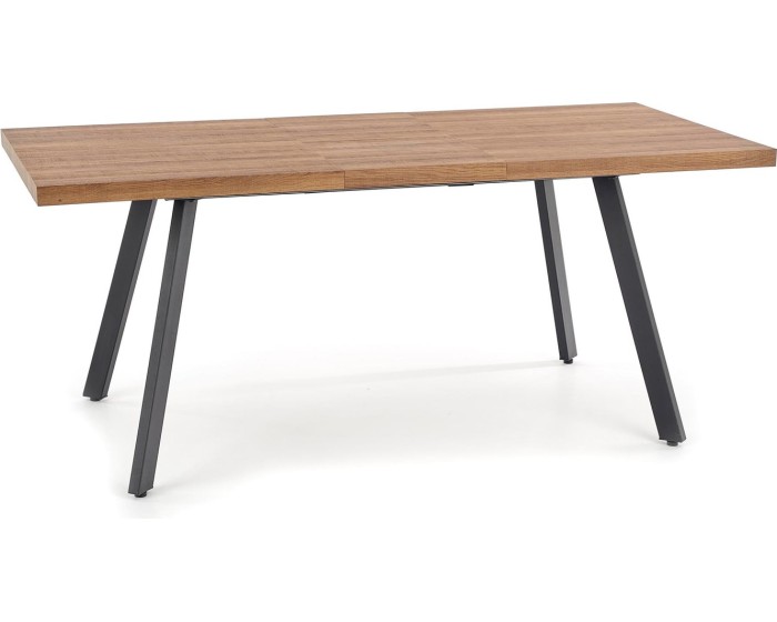 Rozkládací jídelní stůl Berlin 160/220 cm ořech/černý