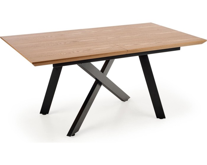 Rozkládací jídelní stůl Capital 160/200 cm zlatý dub/černý