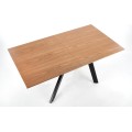 Rozkládací jídelní stůl Capital 160/200 cm zlatý dub/černý