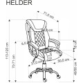 Kancelářské křeslo HELDER černé