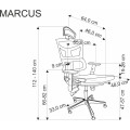 Kancelářská židle Marcus černá