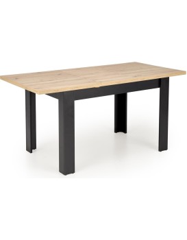 Jídelní rozkládací stůl Bagio 120/160 cm dub artisan/černý