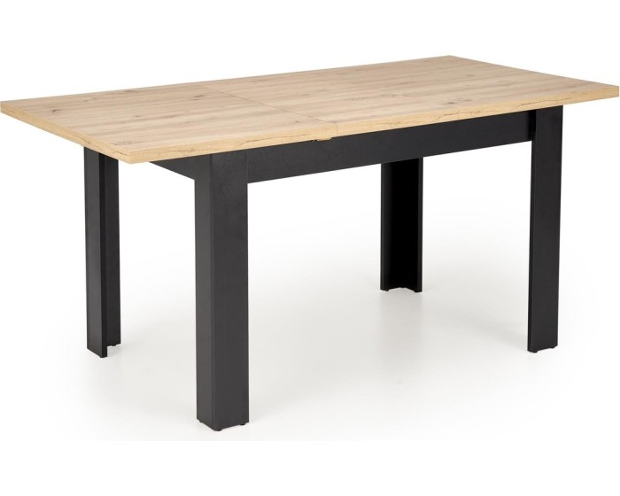 Jídelní rozkládací stůl Bagio 120/160 cm dub artisan/černý