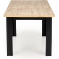 Jídelní rozkládací stůl Bagio 120/160 cm dub artisan/černý