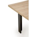 Jídelní rozkládací stůl Bagio 120/160 cm dub artisan/černý