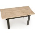 Jídelní rozkládací stůl Bagio 120/160 cm dub artisan/černý