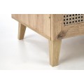 Šatní skříň Borneo K 80 cm dub artisan/černá