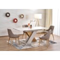 Rozkládací jídelní stůl Xarelto 130/175 cm kašmír/dub cremona