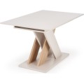 Rozkládací jídelní stůl Xarelto 130/175 cm kašmír/dub cremona