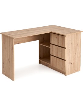 Rohový psací stůl Bega dub artisan