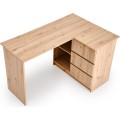 Rohový psací stůl Bega dub artisan