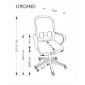 Kancelářská židle Orcano černá