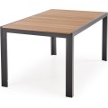 Zahradní stůl Fierro 150 cm hnědý/černý